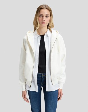 Bluza Damska Lee Core Zip Through Ecru 112385692