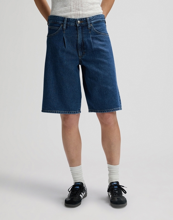 Szorty Damskie Lee Drapey Jort Overt Wash 112376718