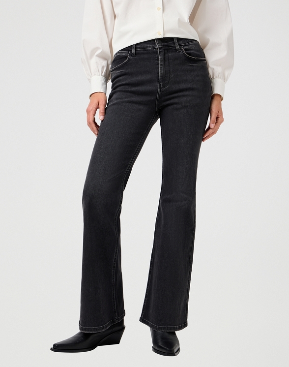 Spodnie Damskie Wrangler Fierce Flare Constellation 112362622