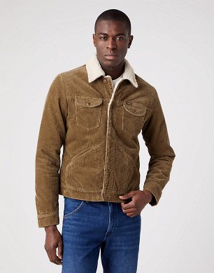 Kurtka Męska Wrangler 124Mj Sherpa Teak W4MS88455