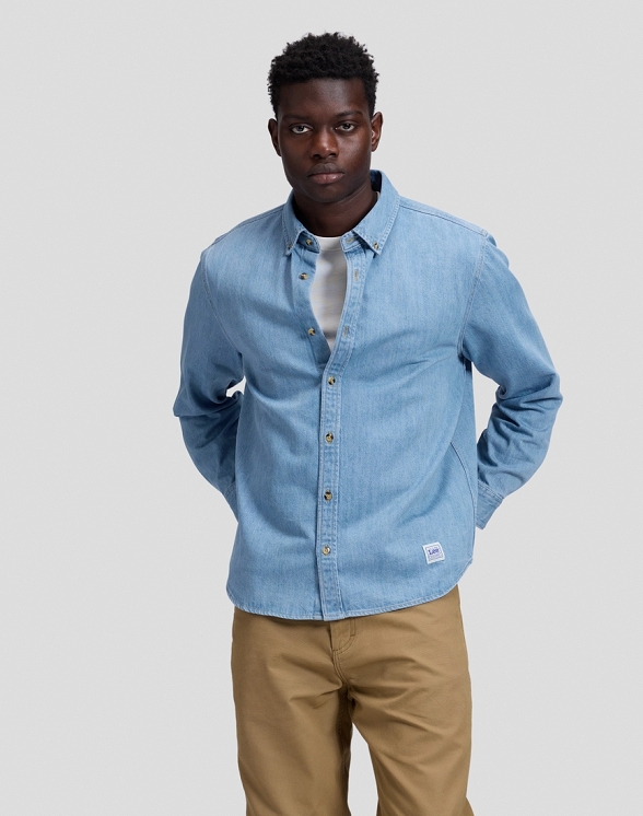 Koszulka Męska Lee Workwear Button Down Just Me 112386370