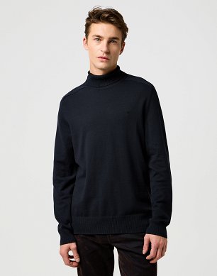 Sweter Męski Wrangler Turtleneck Black 112371532