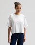 Koszulka Damska Lee Ss Cropped Tee Bright White 112377781
