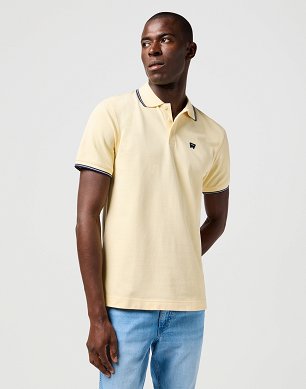 Koszulka Męska Wrangler Polo Shirt Banana Crepe 112362826