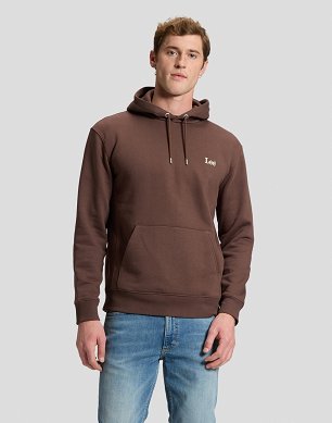 Bluza Męska Lee Essential Lee Hoodie Shaved Chocolate 112386264