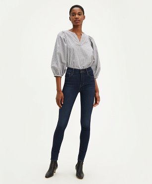 Spodnie Damskie Levi`s® 720™ Hirise Super Skinny Deep Serenity 52797-0176