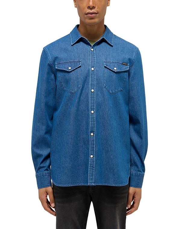 Koszula Męska Mustang Style Duver Denim Blue 1015915-5000-700