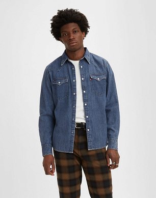 Koszula Męska Levi`s® Barstow Western Standard Shirt Lower Haight 85744-0041