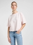 Koszulka Damska Lee Cropped Boxy Tee Frost Pink 112363848