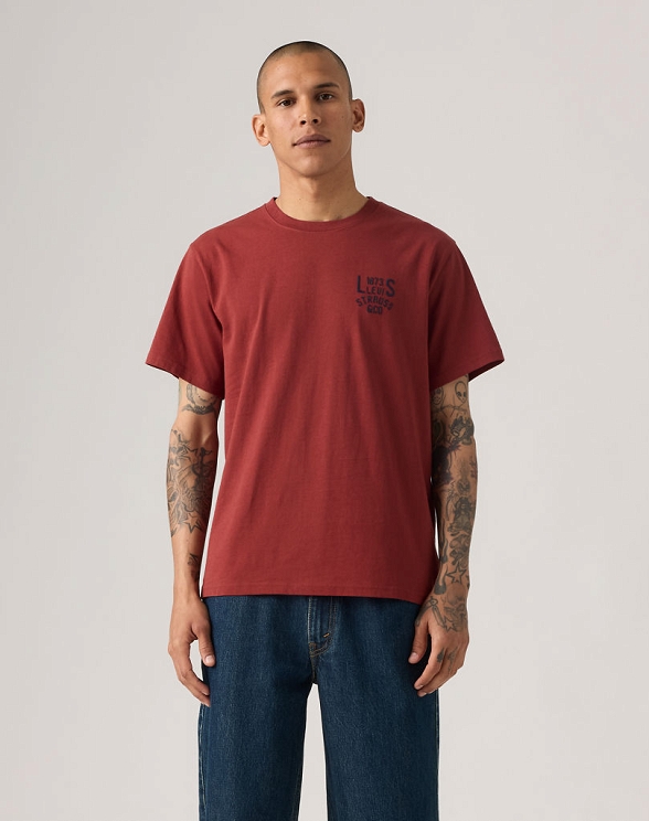 T-shirt Męski Levi`s® Ss Relaxed Fit Tee Russet Brown Jersey 16143-2089