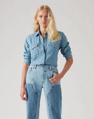 Koszula Damska Levi`s® Iconic Western Old 517 Blue 2 16786-0018