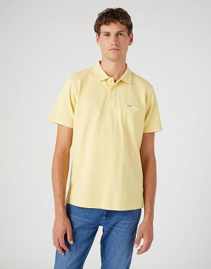T-shirt Męski Wrangler Polo Shirt Pineapple Slice W7BJK4Y36