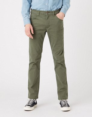 Spodnie Męskie Wrangler Greensboro Militare Green W15Q71G40