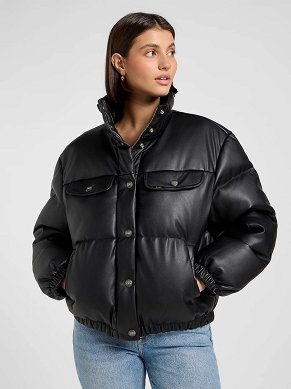 Kurtka Damska Lee Rider Puffer Jacket Unionall Black 112371066