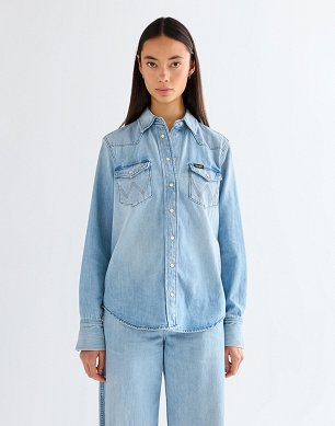 Koszula Damska Wrangler Heritage Shirt Trophy Twilight 112378146