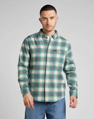 Koszula Męska Lee Riveted Shirt Monaco L66IDODO