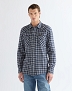 Koszula Męska Wrangler Western Shirt Deep Blue 112386900
