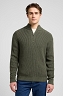 Sweter Męski Lee Clean Half Zip Knit Olive Gray 112370539