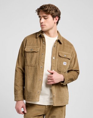 Koszula Męska Lee Workwear Overshirt Dark Khaki 112370471