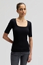 Koszulka Damska Lee Ss Squared Neck Black 112377001