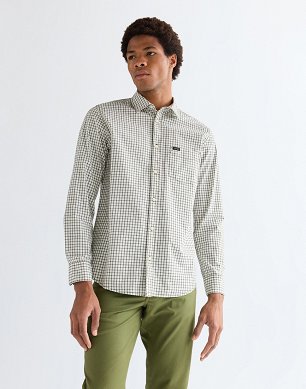 Koszula Męska Wrangler 1 Pkt Shirt Deep Depths 112378034
