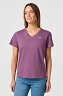Koszulka Damska Wrangler Drapey V-Neck Tee Berry 112362318