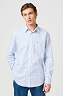 Koszula Męska Wrangler 1 Pkt Shirt Blue Oxford 112362554