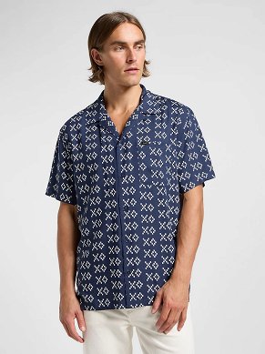 Koszula Męska Lee Resort Shirt Rivet Ecru 112364143