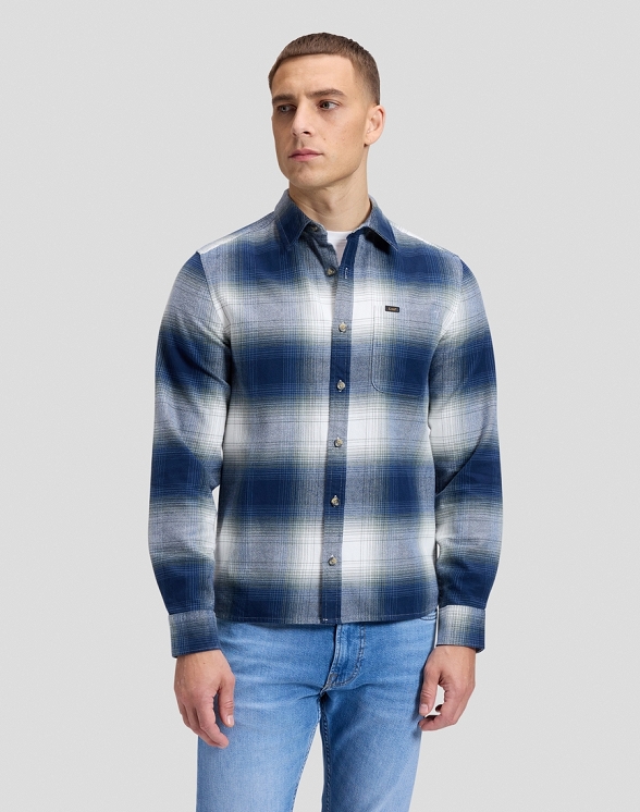 Koszula Męska Lee Leesure Shirt Dress Blues 112386412