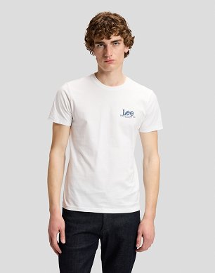 Koszulka Męska Lee Medium Lee Tee Bright White 112387298