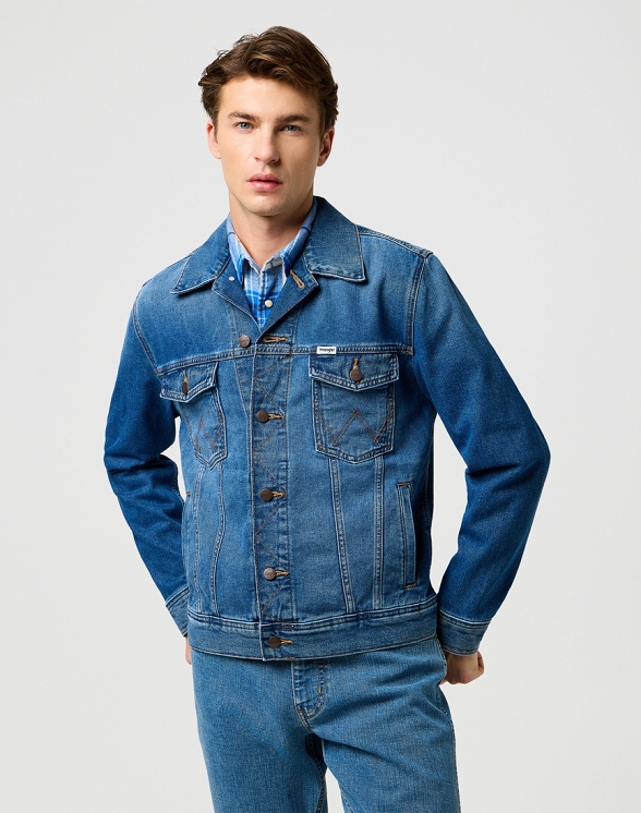 Kurtka Męska Wrangler Denim Jacket Mystic 112371358