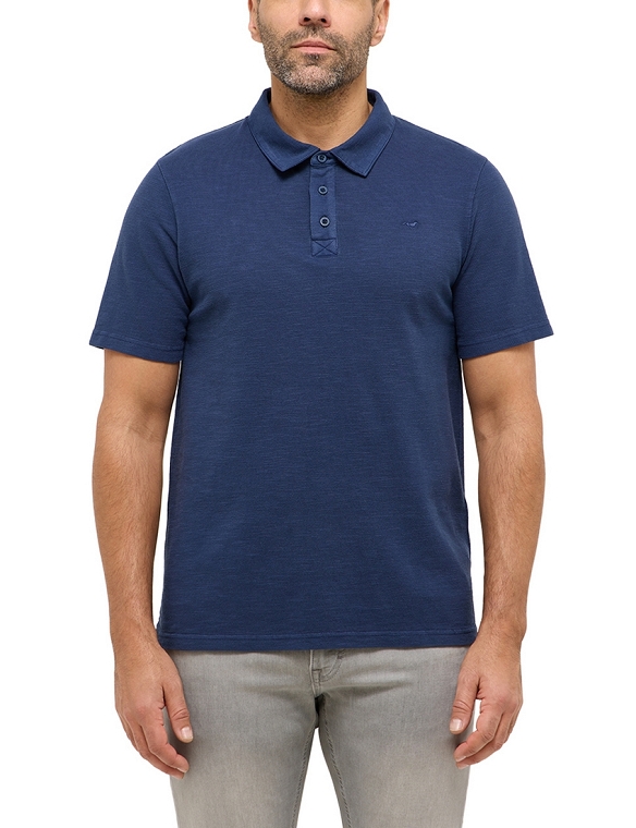 Polo Męskie Mustang Style Palco Dress Blues 1016505-5334