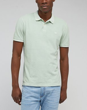 T-shirt Męski Lee Natural Dye Polo Dusty Jade L65CQS41