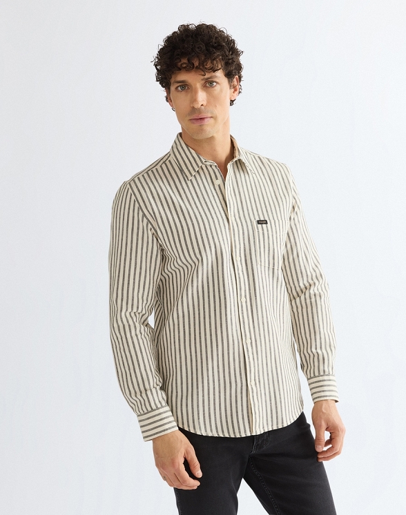 Koszula Męska Wrangler 1 Pkt Shirt Rosin 112386954