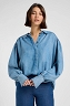 Koszula Damska Lee Statement Collar Shirt Indigo Rum 112372629