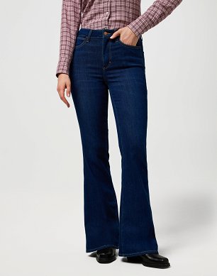Spodnie Damskie Wrangler Montana Dark Wash 112373302