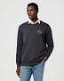 Bluza Męska Wrangler Embroidery Crew Faded Black 112371518