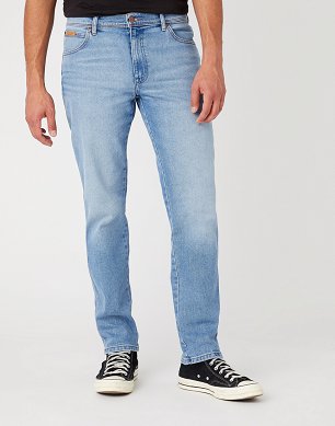 Spodnie Męskie Wrangler Texas Taper Blue Boss W12TYL29R