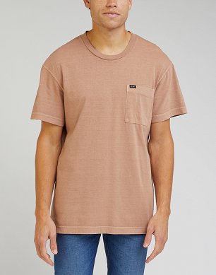 T-shirt Męski Lee Relaxed Pocket Tee Cider LL02FPA08