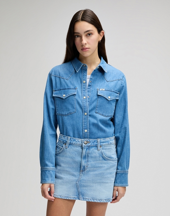 Koszula Damska Lee Regular Western Shirt Dye Star 112378745