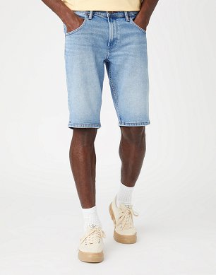 Szorty Męskie Wrangler Colton Shorts Blue Boss W15VYL29R