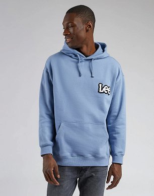 Bluza Męska Lee Loose Hoodie Dreamy Blue L84ORY39