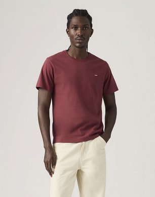 T-shirt Męski Levi`s® Ss Original Hm Tee Oxblood Red 56605-0308