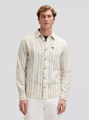 Koszula Męska Lee Leesure Shirt Dustier Blue Stripe 112378528