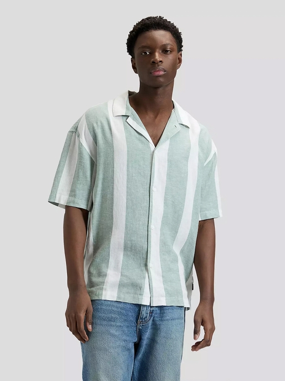 Koszula Męska Lee Rlx Resort Shirt Desert Sage Stripe 112376554