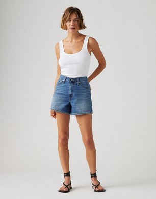 Szorty Damskie Levi`s® 80`s Mom Shorts Cool City Whip A4695-0014