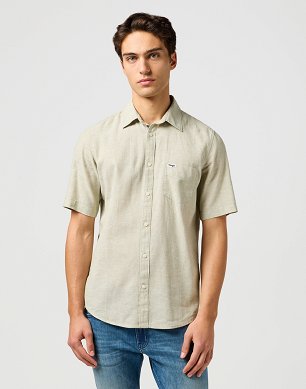 Koszula Męska Wrangler Ss 1 Pkt Shirt Tea 112362730