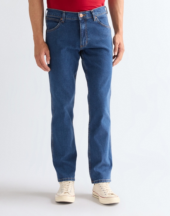 Spodnie Męskie Wrangler Greensboro Blue Tomorrow 112338770