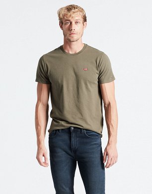 T-shirt Męski Levi`s® Ss Original Hm Tee Olive Night 56605-0021