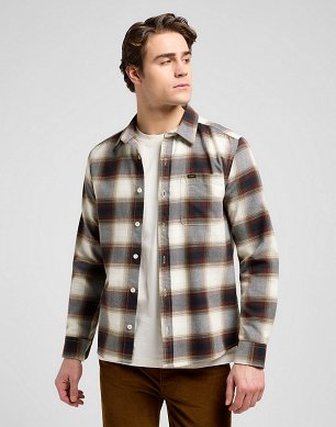 Koszula Męska Lee Leesure Shirt Brentwood Plaid 112370704